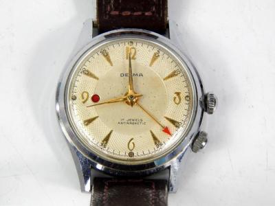 A Belma gentleman's chrome plated wristwatch