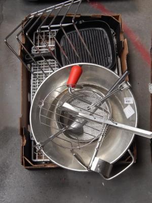 A quantity of grill pans