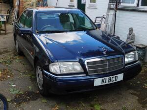 A Mercedes C220 Elegance Auto four door saloon