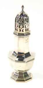 A George VI silver sugar sifter - 2