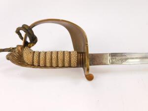 A Royal Naval dress sword - 3