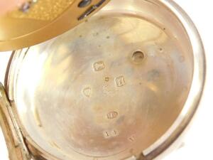 A Victorian silver gentleman's pocket watch - 4