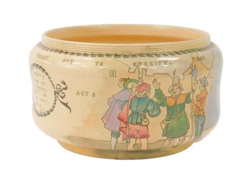 A Shelley early 20thC pottery jardiniere