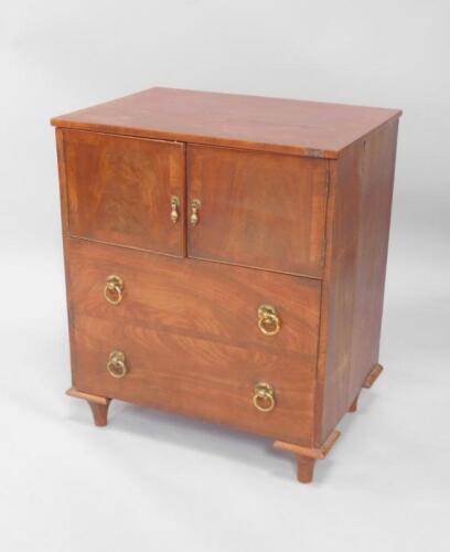 A George III mahogany commode