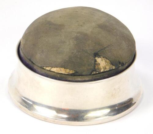 A George V silver and oak jewellery box
