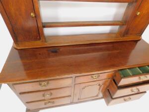 A George III oak dresser - 3