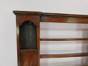 A George III oak dresser - 4