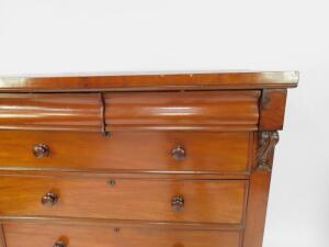 A Victorian mahogany chest of drawers - 2