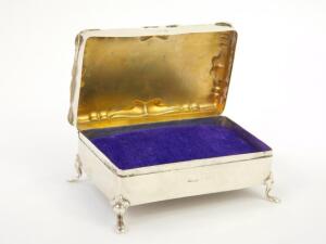 An Edward VII silver jewellery casket - 2