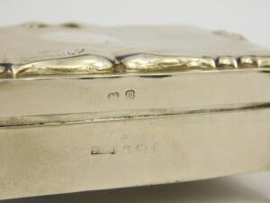 An Edward VII silver jewellery casket - 3