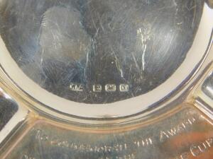 A George VI silver ashtray - 3