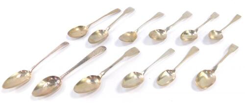 George III and later silver teaspoons