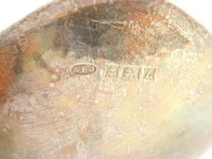 A silver triform sweetmeat dish - 2
