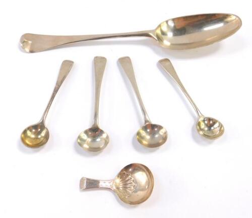 A George II silver dessert spoon