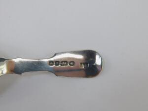 A Victorian silver caddy spoon - 2