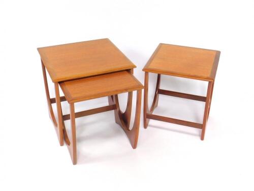 A G Plan nest of teak occasional tables