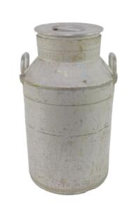A Dutch twin handled milk churn