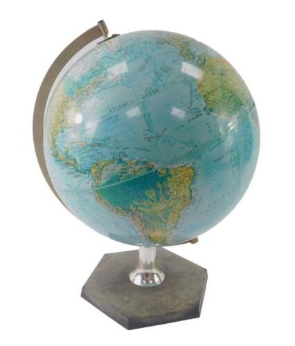A Danish scan-globe terrestrial globe