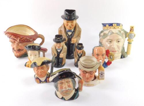 Royal Doulton character jugs
