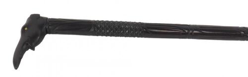 An Indian early 20thC ebony walking stick