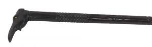 An Indian early 20thC ebony walking stick