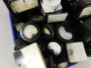 Volt meters and ammeters. (2 trays). - 2