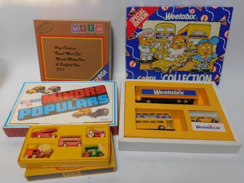Various boxed die cast vehicles