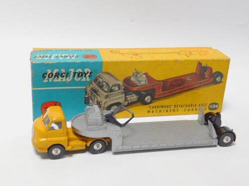 A Corgi Carrimore Detachable Axle Machinery Carrier