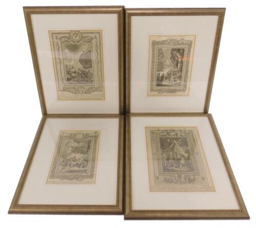 Four maritime engravings