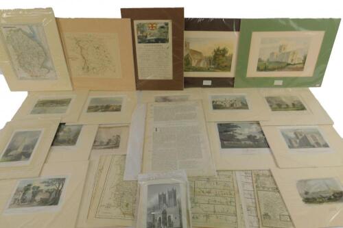 18thC and later engravings and prints of Lincolnshire