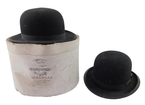 Two gentleman's bowler hats