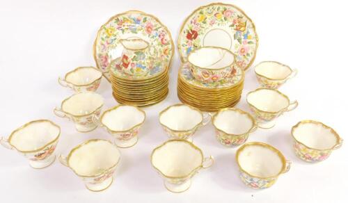 A Hammersley & Co bone china tea service