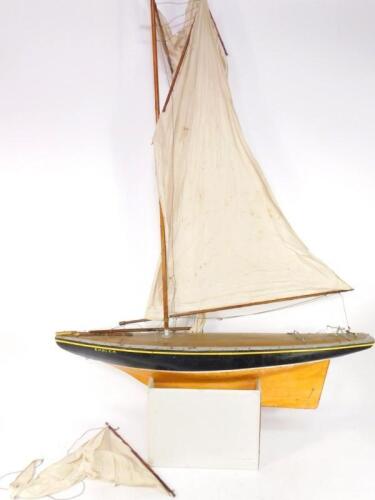A pond yacht 'Emblem'