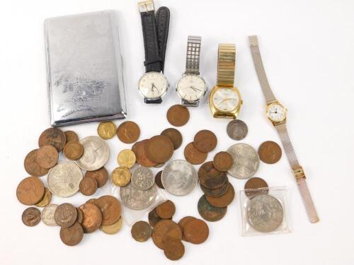A Tissot gentleman's stainless steel cased wristwatch