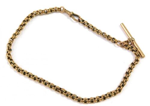 A cable link watch Albert chain