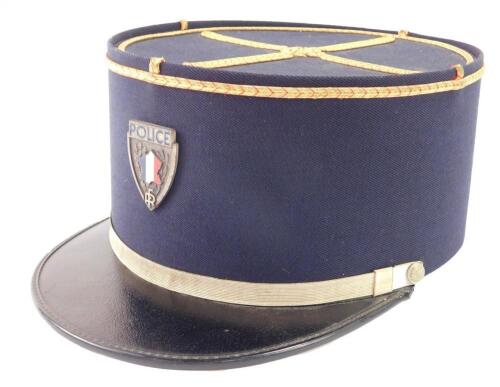 A French Marseilles Police Inspector's cap.