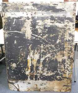 A Hercules CYCLES QUALITY & STRENGTH enamel advertising sign, orange ground, 122cm x 91cm. (AF) - 3