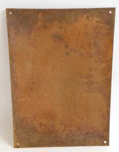A MICHELIN enamel advertising sign, PNEUMATICI VELO, pale blue and yellow ground, 44cm x 29cm. (AF) - 3