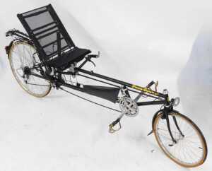 A Peer Gynt by Radius recumbent bicycle, with Radius Minster mesh seat, and luggage rack, 207cm... - 3