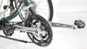 An Inspired Cycle Engineering (ICE) recumbent tricycle, on a green T45 Carbon Manganese steel... - 4