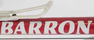 A Reynolds tricycle, the red model 531 frame with Barron advertising, having racing style... - 5