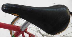 A Reynolds tricycle, the red model 531 frame with Barron advertising, having racing style... - 8