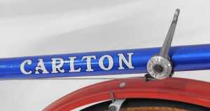 A Carlton Cycles bicycle, with a Reynolds 531 blue painted frame, with Carlton Cycles enamelled... - 6