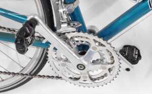 A Dave Yeates bicycle, with a Reynolds 631 turquoise frame, Shimano brakes, an XO Selle Italia... - 5