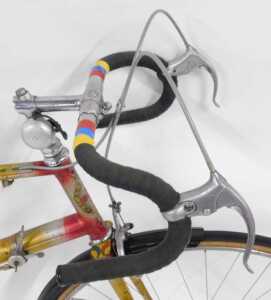 A Velos Tour de France bicycle, with a metallic yellow Reynolds 531 frame, Titan handlebars, ALP... - 3