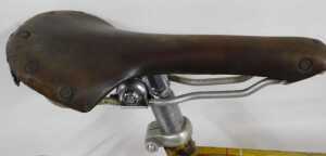 A Velos Tour de France bicycle, with a metallic yellow Reynolds 531 frame, Titan handlebars, ALP... - 6