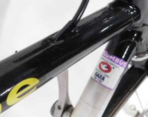A Gitane bicycle, the Columbus Gara Conform black and white frame with adjustable racing... - 6