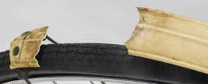 A 20thC lady's bicycle, the painted black frame with chrome handlebars, a Brooks leather seat,... - 8