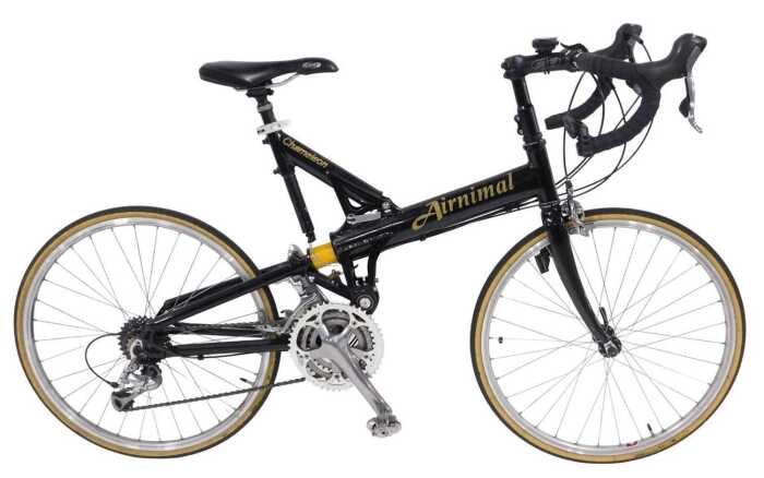 A Chameleon Airnimal bicycle, the black Cane Creak 52 frame with fox on penny farthing logo,...