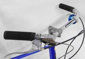 A Velos Cycle Paris bicycle, with a Reynolds 531 blue frame with Paris stickers, and Sturmey... - 3